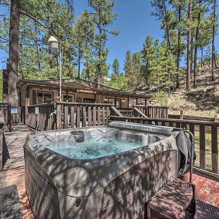 Tranquil Cabin With Stream And Deck Near Dtwn Ruidoso! Bagian luar foto