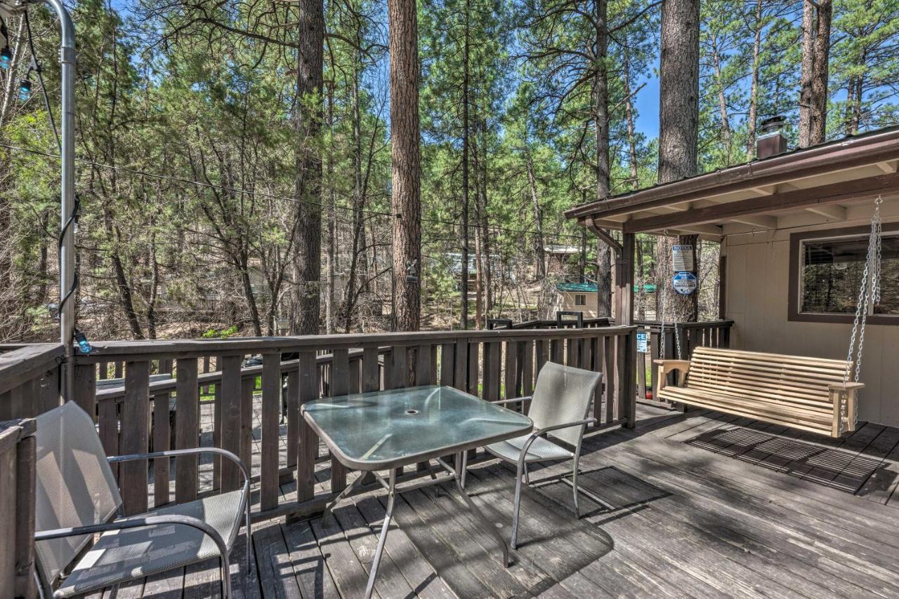 Tranquil Cabin With Stream And Deck Near Dtwn Ruidoso! Bagian luar foto